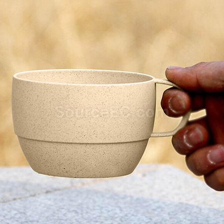 禮品訂造小麥秸稈咖啡杯紀念品