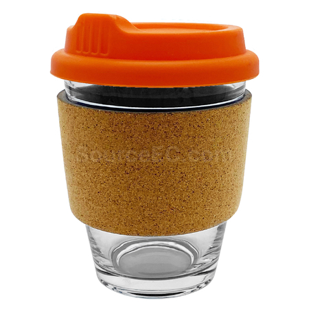 禮品訂造玻璃咖啡杯 - 軟木帶紀念品