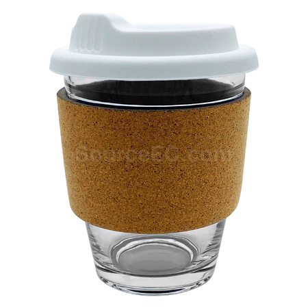 禮品訂造玻璃咖啡杯 - 軟木帶紀念品