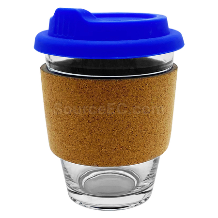 禮品訂造玻璃咖啡杯 - 軟木帶紀念品