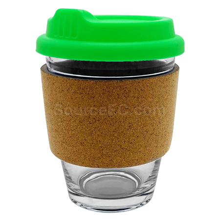 禮品訂造玻璃咖啡杯 - 軟木帶紀念品