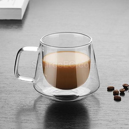 禮品訂造鑽石玻璃咖啡杯紀念品