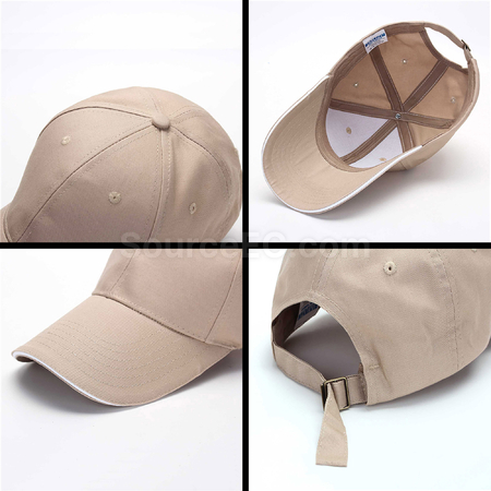 禮品訂造間色6片兒童棒球帽紀念品