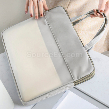 禮品訂造雙拉鏈手提電腦袋紀念品