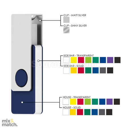 禮品訂造USB with Metal Clip 16GB紀念品