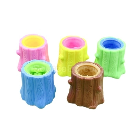 禮品訂造樹樁松鼠減壓玩具紀念品