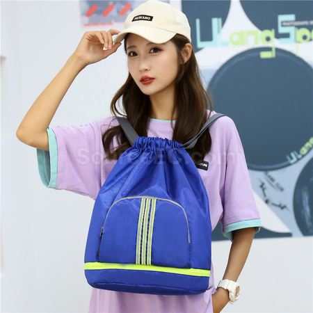 禮品訂造便攜運動束口背包紀念品