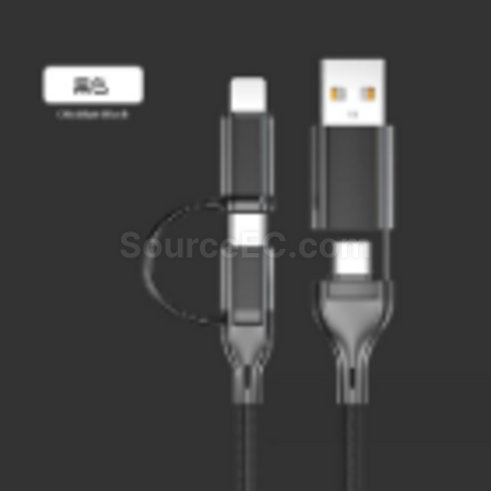 禮品訂造鋁合金快充四合一充電線紀念品