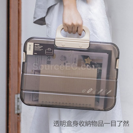 禮品訂造日系文青透明資料盒紀念品