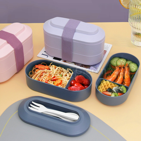 禮品訂造雙層便當盒紀念品