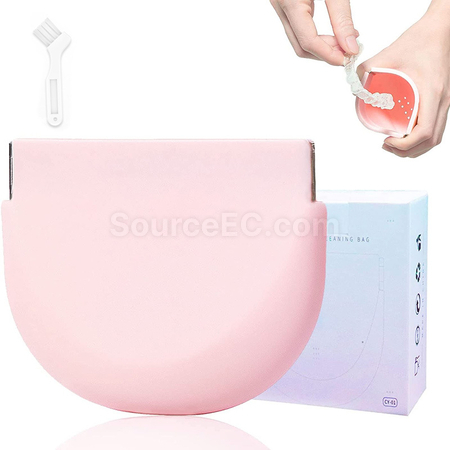 禮品訂造矽膠假牙收納盒紀念品