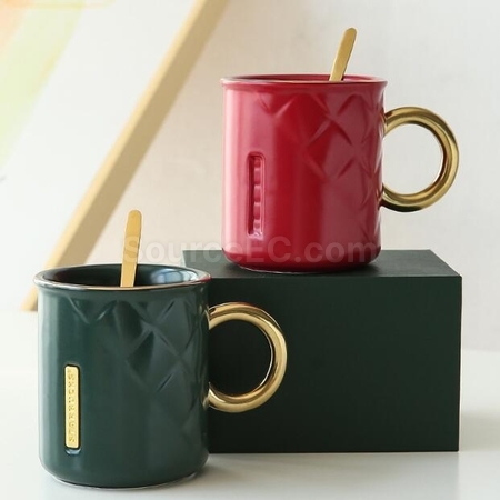 禮品訂造370ML陶瓷杯紀念品