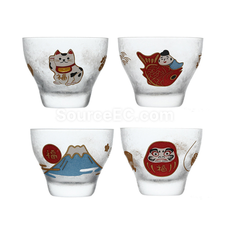 禮品訂造日式玻璃杯紀念品