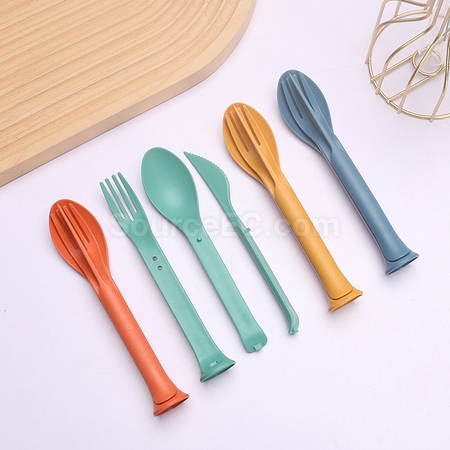 禮品訂造麥稈餐具套裝紀念品