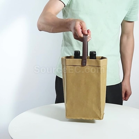 禮品訂造牛皮紙紅酒袋紀念品