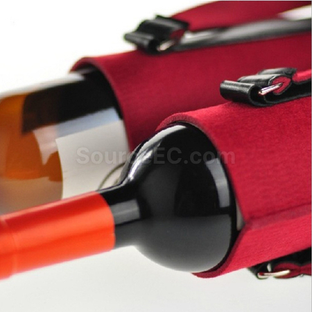 禮品訂造毛氈紅酒袋紀念品