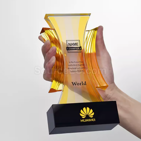 禮品訂造琉璃水晶獎座紀念品