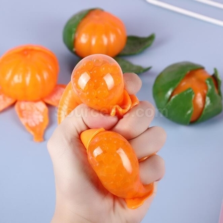 禮品訂造趣味橘子減壓玩具紀念品