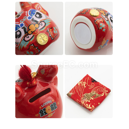 禮品訂造錢罐+陶瓷杯套裝紀念品