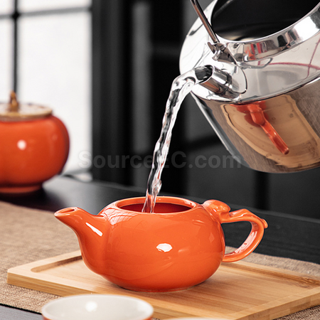 禮品訂造柿柿如意茶具套裝紀念品