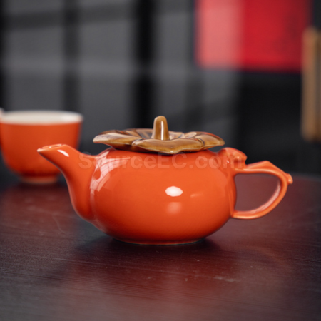 禮品訂造柿柿如意茶具套裝紀念品