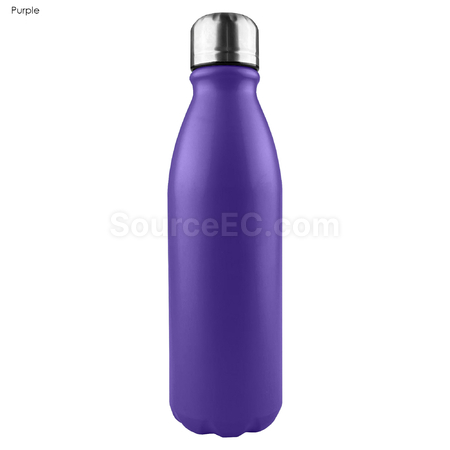 禮品訂造25.4OZ 201不銹鋼蓋PP瓶身鋁製水樽紀念品