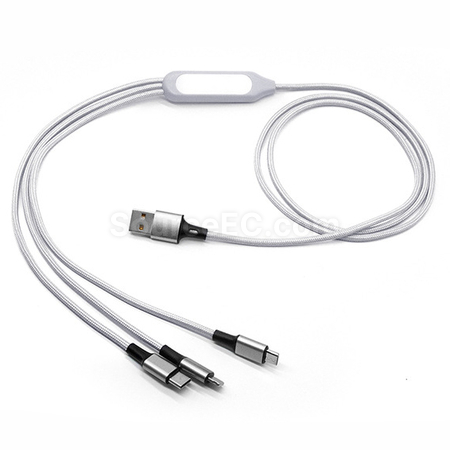 禮品訂造Logo發光充電線紀念品