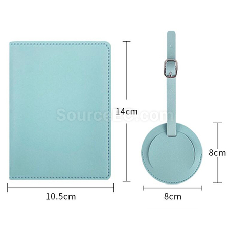 禮品訂造PU行李牌護照套套裝紀念品