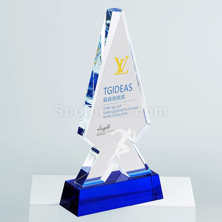 禮品訂造水晶獎座紀念品
