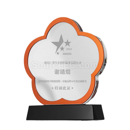 禮品訂造水晶獎座紀念品