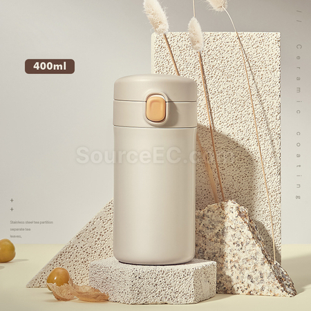 禮品訂造陶瓷內膽咖啡杯紀念品