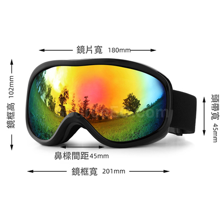 禮品訂造雙層防霧滑雪鏡紀念品