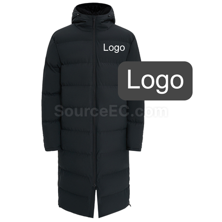 禮品訂造長款過膝運動羽絨棉服紀念品