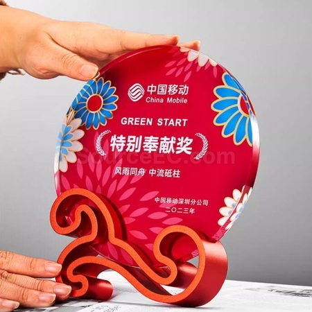 禮品訂造水晶獎座紀念品