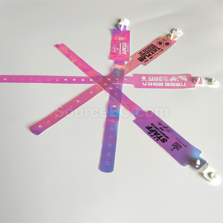 禮品訂造PVC鐳射手帶紀念品