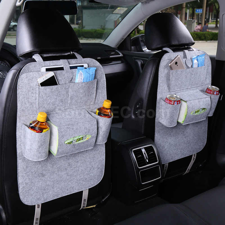 禮品訂造毛氈汽車座椅掛袋紀念品