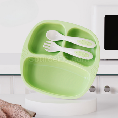 禮品訂造嬰兒輔食分格餐盤紀念品