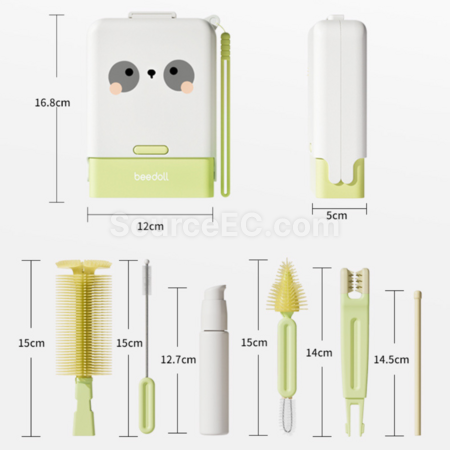 禮品訂造嬰兒奶樽清洗套裝紀念品