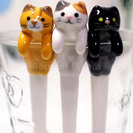禮品訂造可愛猫咪咖啡勺紀念品