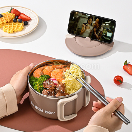 禮品訂造摺疊不鏽鋼餐盒紀念品