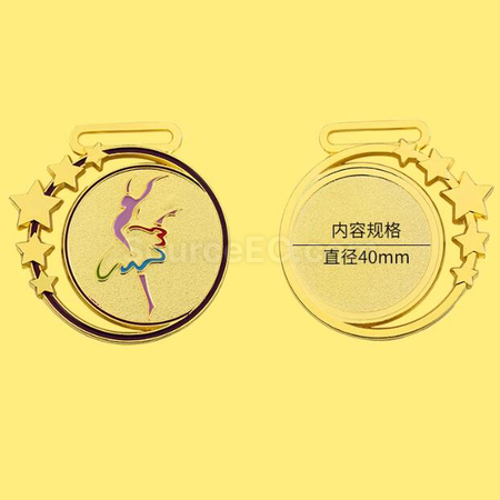 禮品訂造舞蹈金屬獎牌紀念品