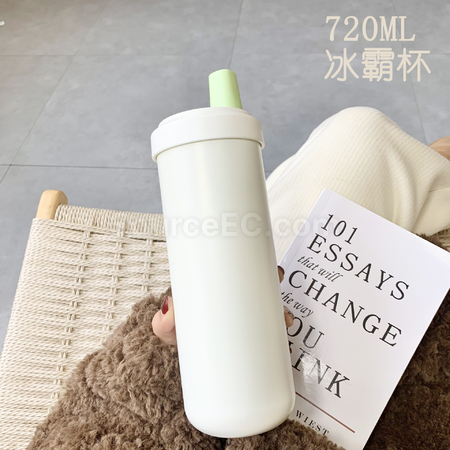 禮品訂造奶茶保溫杯帶木紋可愛小熊皮套紀念品