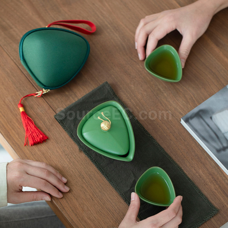 禮品訂造一見粽情端午旅行茶具套裝紀念品