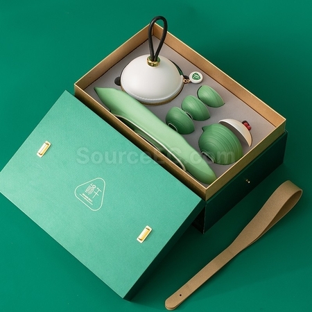 禮品訂造一見粽情端午旅行茶具套裝紀念品