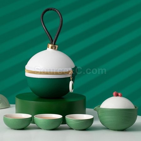 禮品訂造一見粽情端午旅行茶具套裝紀念品