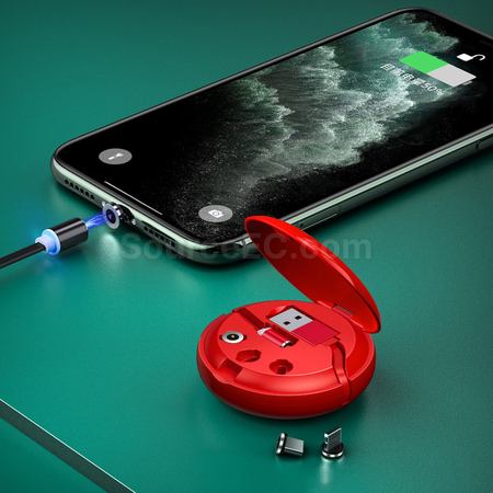 禮品訂造磁吸三合一充電線紀念品