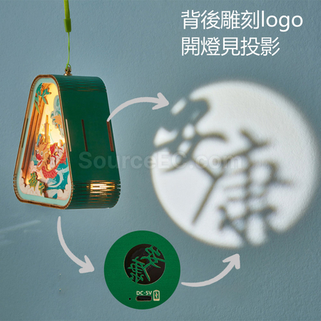 禮品訂造3D木雕燈紀念品