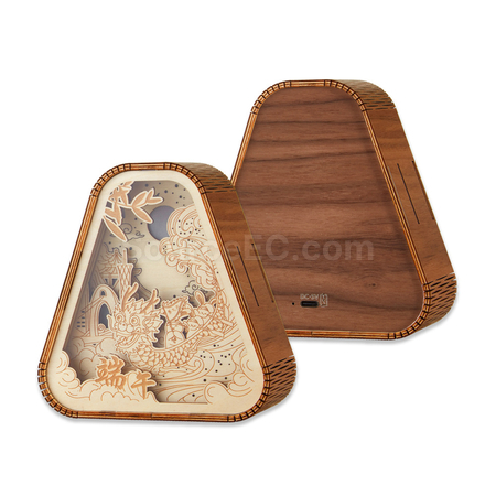 禮品訂造3D木雕燈紀念品