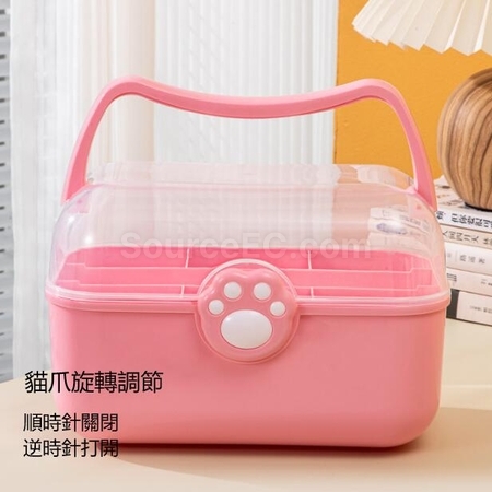 禮品訂造可愛貓爪收納手提盒紀念品