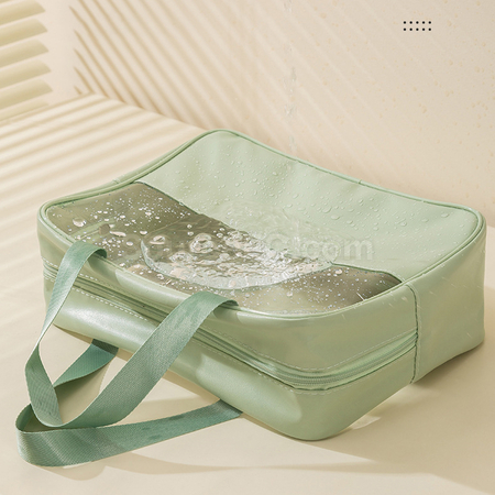 禮品訂造PU半透明洗漱包紀念品